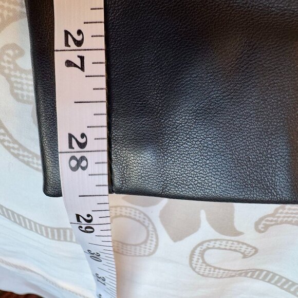 Danier Black Leather Moto Pants - Picture 10 of 11